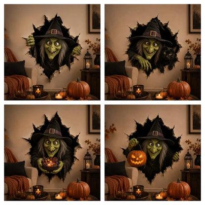 🔥Last Day 50% OFF-Halloween Break-In 3D Wall Decals