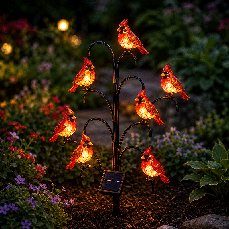 🦩Bird-Shaped Solar Stump Light
