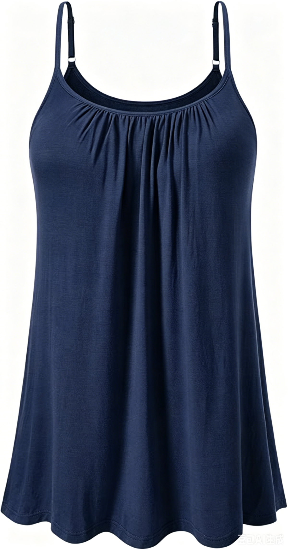 Women's Cool Flowy Bra Cami | with Built-in Cups | Relaxed Fit | Adjustable Spaghetti Strap