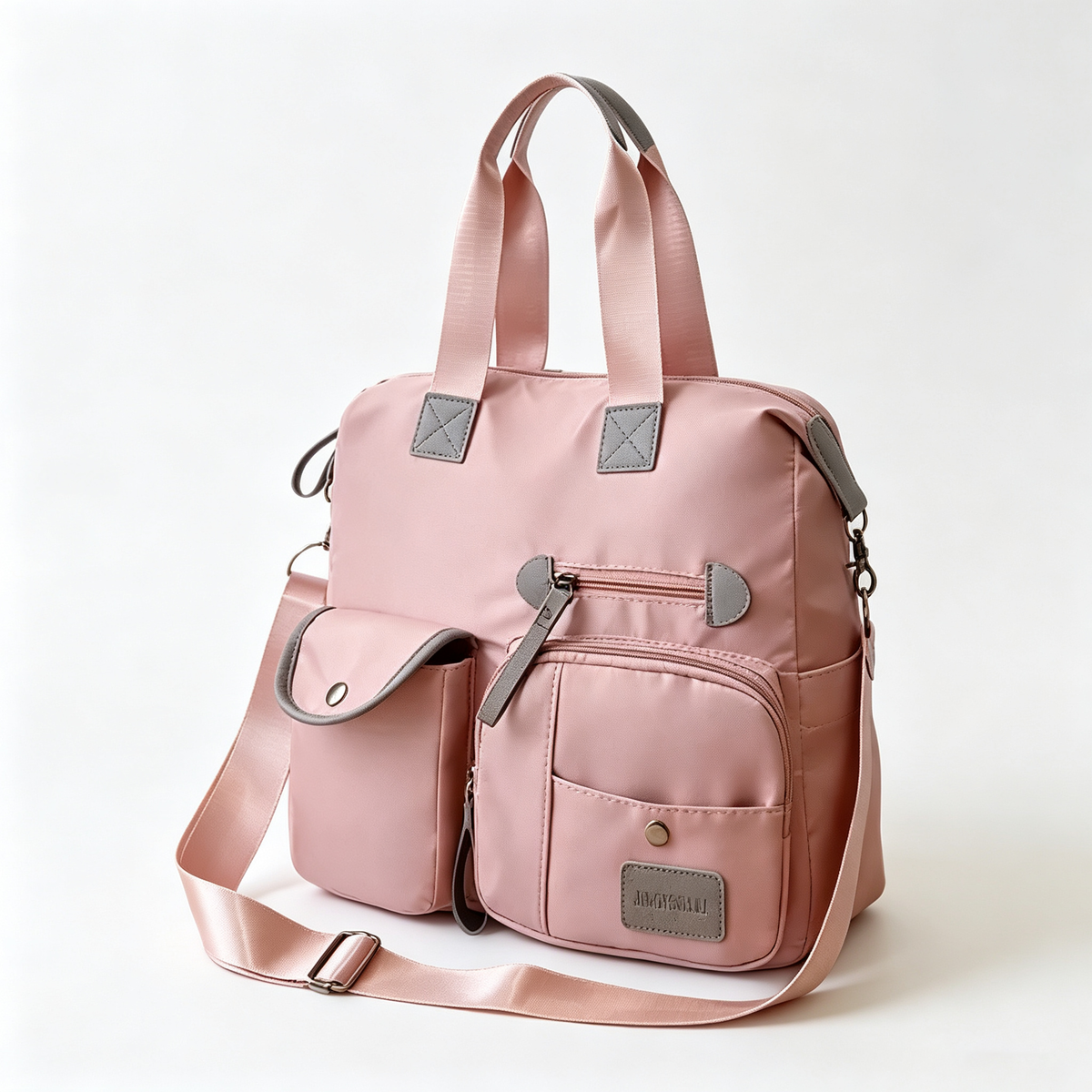 Waterproof Tote Bag – 3-Way Carry & Spacious Organization