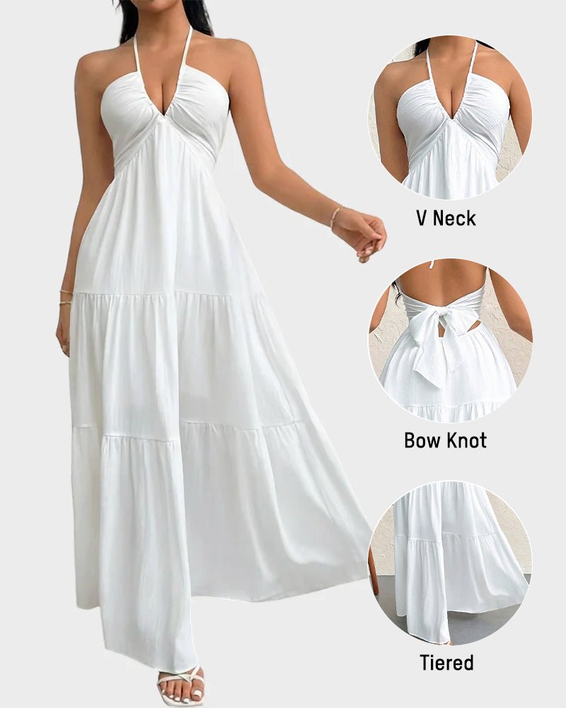 Halter V-Neck