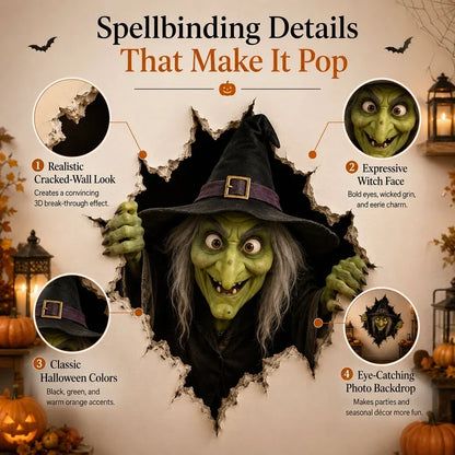 🔥Last Day 50% OFF-Halloween Break-In 3D Wall Decals