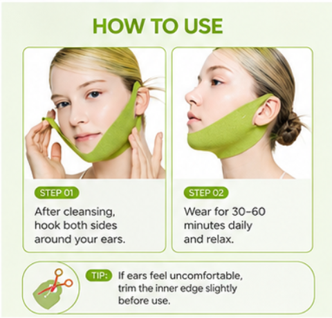 V-Lifting Cooling Jawline Mask 4-Pack