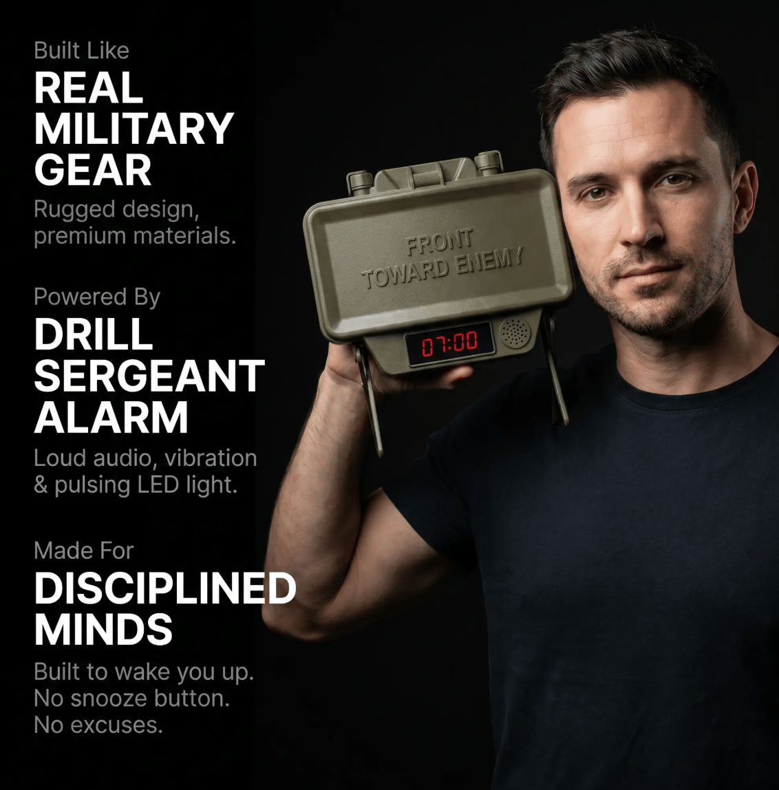Claymore Mine Alarm Clock