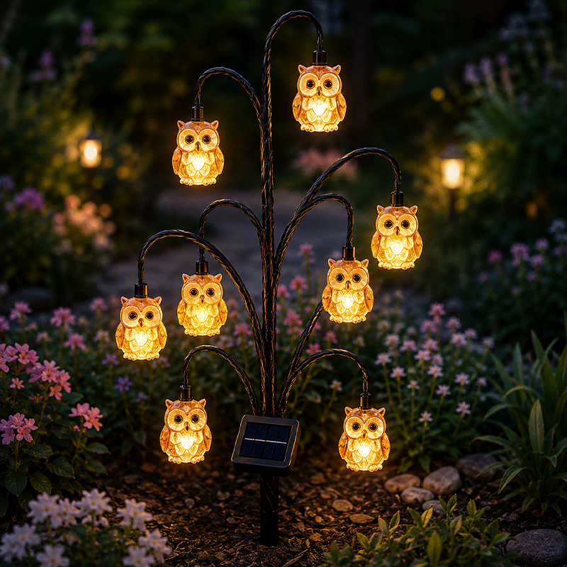 🦩Bird-Shaped Solar Stump Light