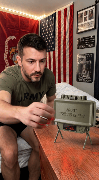 Claymore Mine Alarm Clock