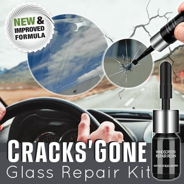 🔥LIMITED SALE - BUY 1 GET 1 FREE🔥Cracks Gone Glass Repair Kit
