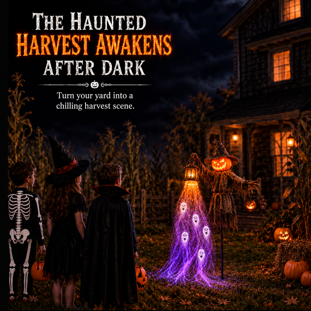 🎃 Today Only: 49% OFF 💀Animated Halloween Soul Harvester Garden Light Collection