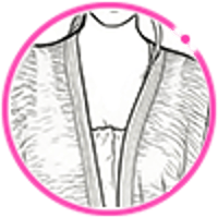 Open V-neckline