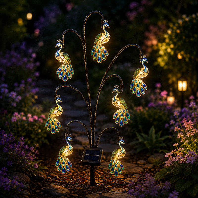 🦩Bird-Shaped Solar Stump Light