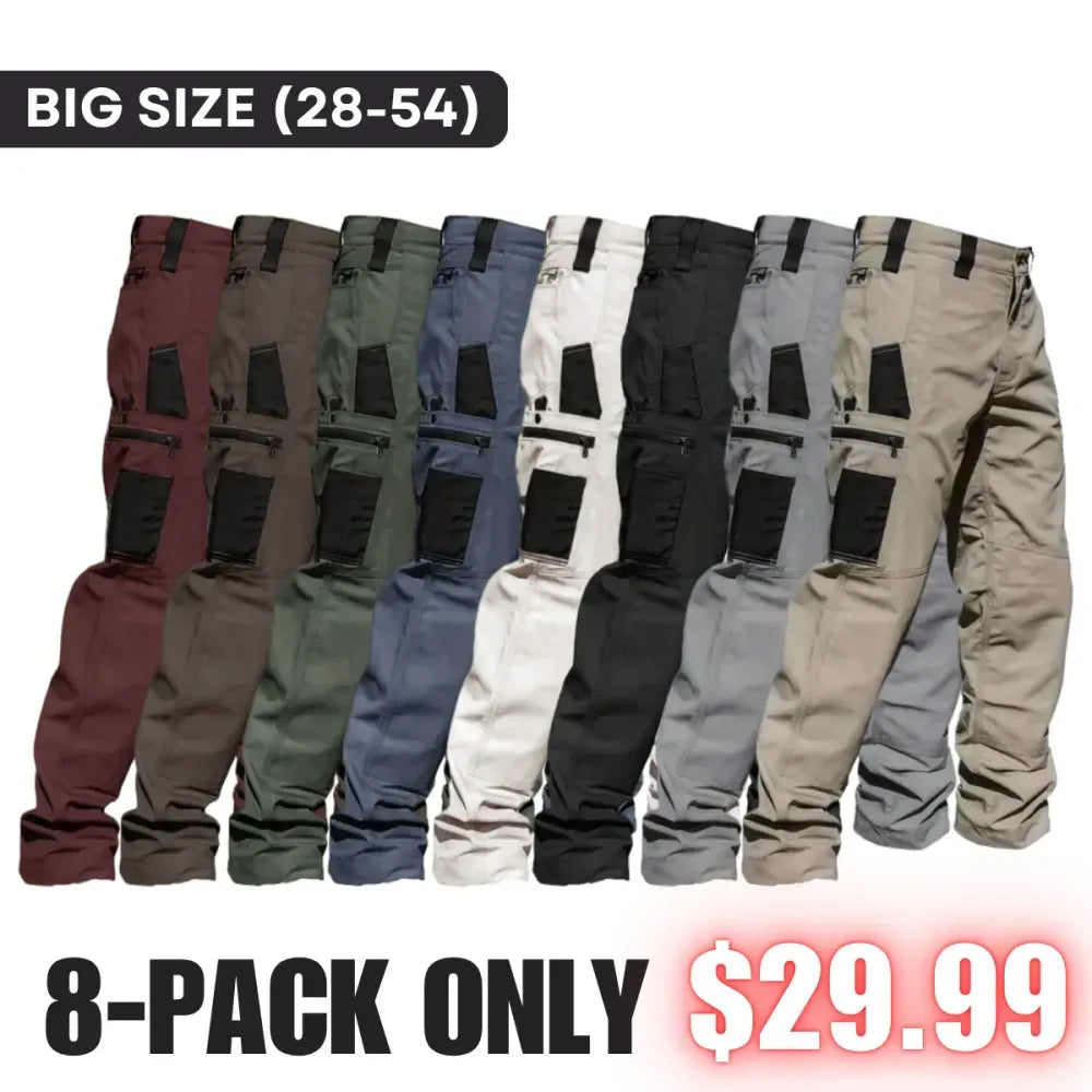 🔥Men's Loose-Fit Utility Jeans🔥15-Pack - All Colors Included, Only $29.99