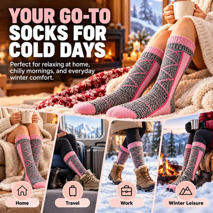 🔥 Rechargeable Heated Socks – 3 Heat Levels & 2200mAh Batteries