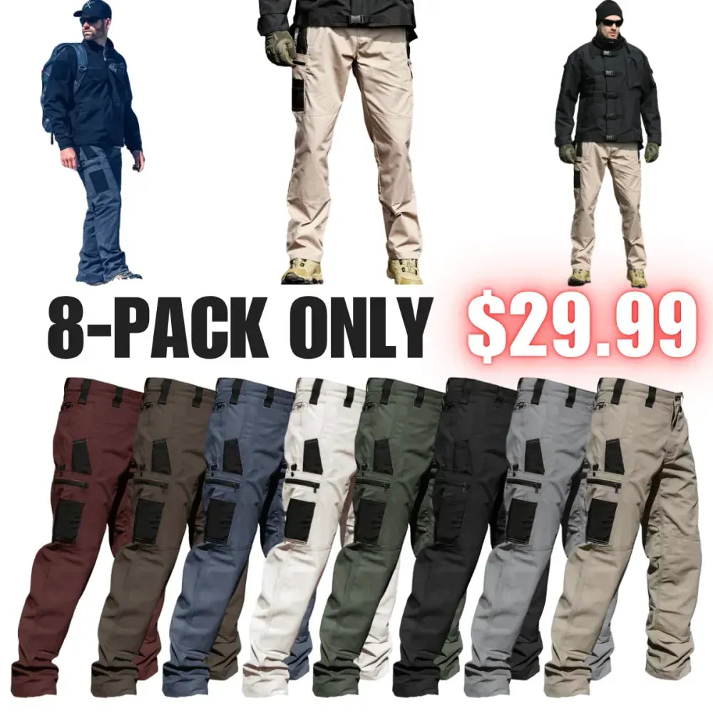 🔥Men's Loose-Fit Utility Jeans🔥15-Pack - All Colors Included, Only $29.99