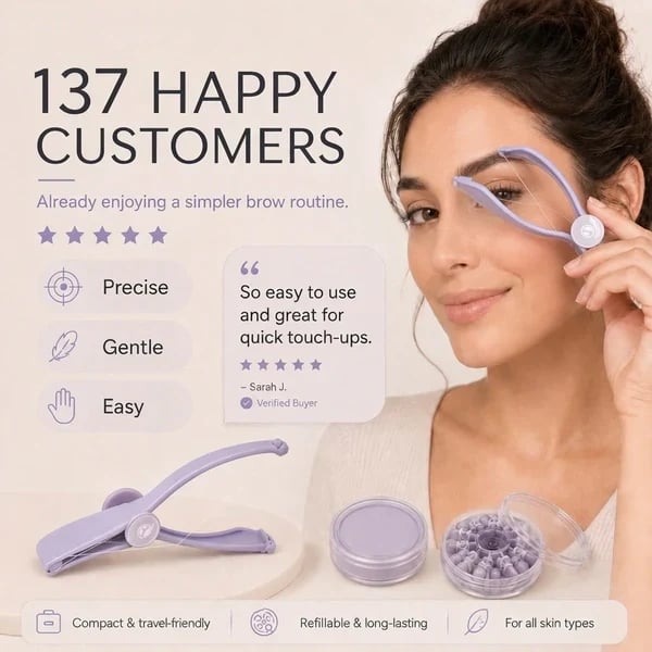 🔥 50% OFF TODAY🔥Precise Brow Threading Tool