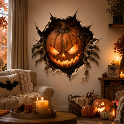 🔥Last Day 50% OFF-Halloween Break-In 3D Wall Decals