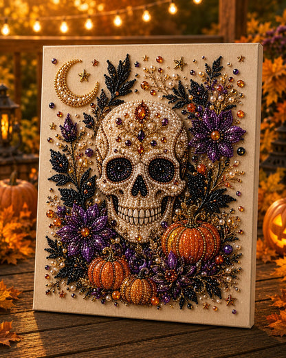 ? Last Day 60% OFF – ?✨ Halloween Pearl Art DIY Kit – Turn Tiny Pearls into Spooky-Cute Magic