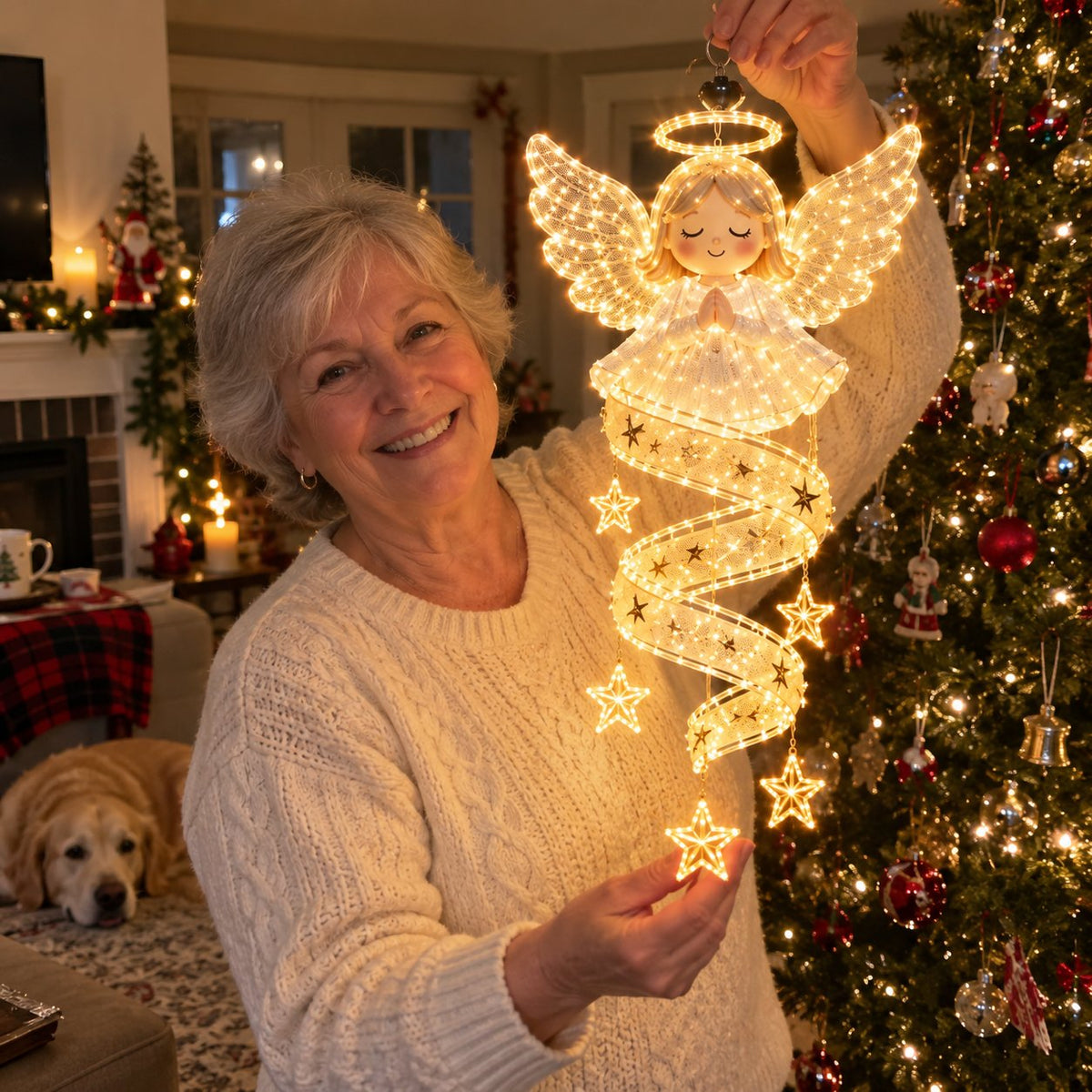 ⏳ Last Day 49% OFF – 🎄Christmas Magic Spiral™ Hanging LED Light Collection – 9 Festive Designs ✨ | Suspended Glowing Characters with Spiral Lights & Hanging Details for Porches, Windows, Entryways & Holiday Displays