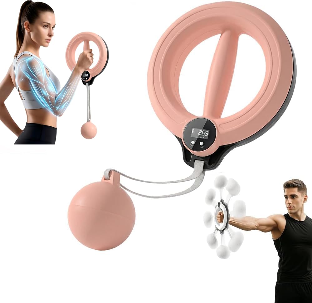 Smart Arm & Shoulder Exercise Hoop with Digital Tracker