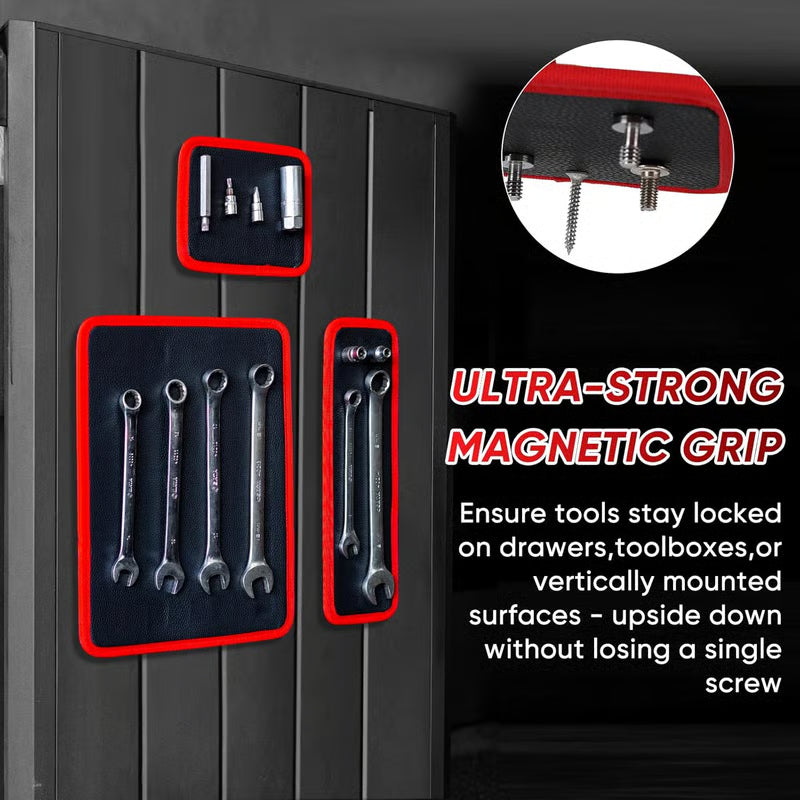 🛠️‌3PC Flexible Magnetic Tool Mat & Tray Holder