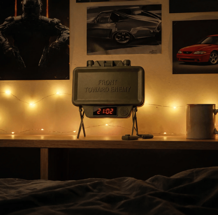 Claymore Mine Alarm Clock