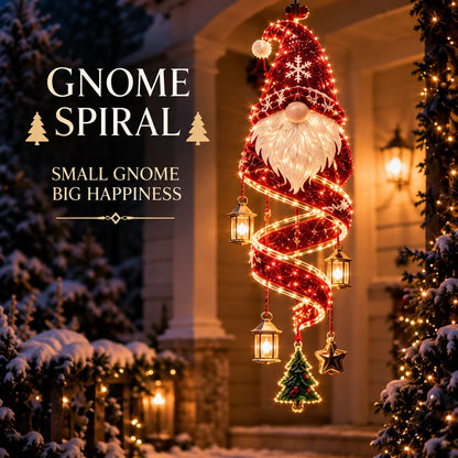 ⏳ Last Day 49% OFF – 🎄Christmas Magic Spiral™ Hanging LED Light Collection – 9 Festive Designs ✨ | Suspended Glowing Characters with Spiral Lights & Hanging Details for Porches, Windows, Entryways & Holiday Displays
