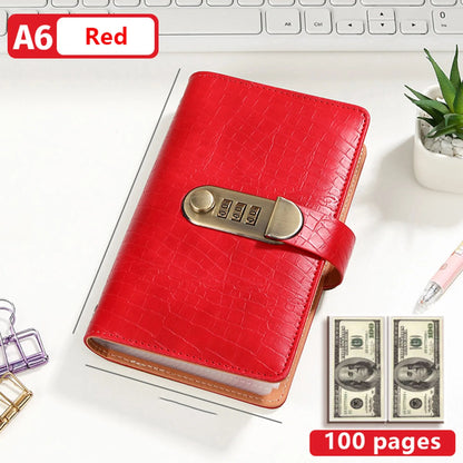 🔥 Last Day 49% OFF– Lockable A6 Savings Notebook with 3-Digit Combination Lock 💰
