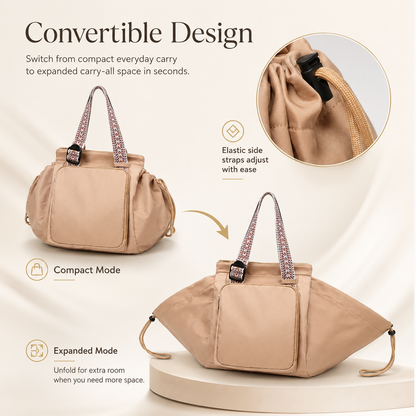 16-Compartment Convertible Travel & Everyday Bag