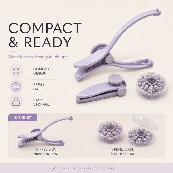 🔥 50% OFF TODAY🔥Precise Brow Threading Tool