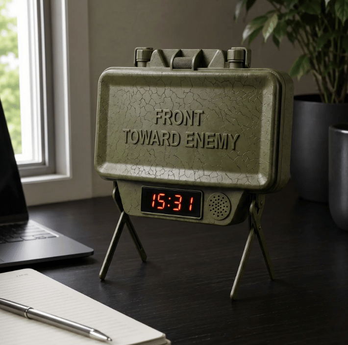 Claymore Mine Alarm Clock