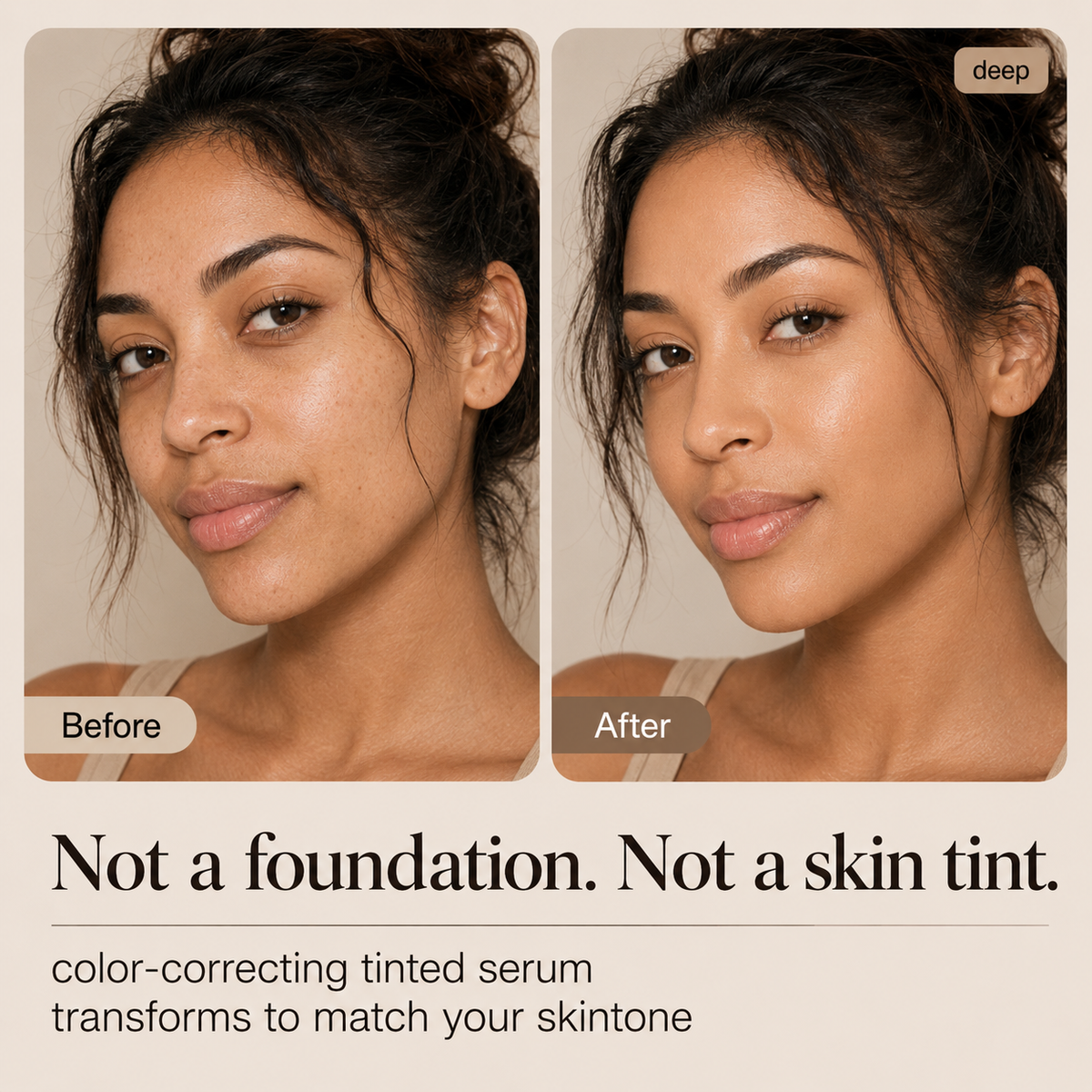 Aluckgoodus color-correcting tinted serum