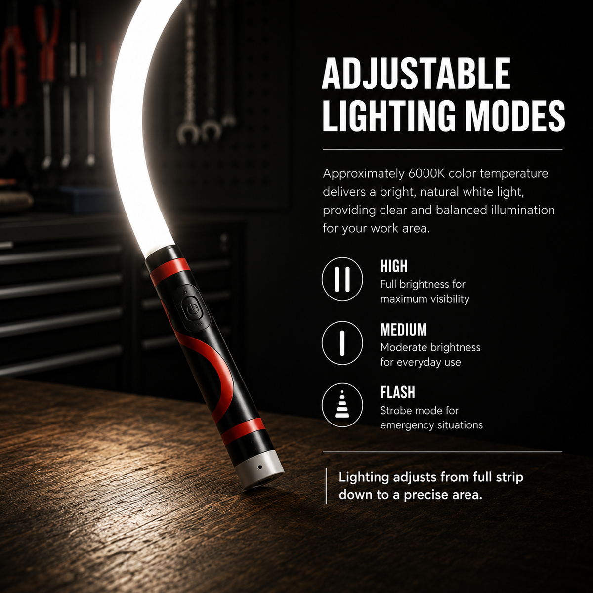 30" Bendable LED Work Light