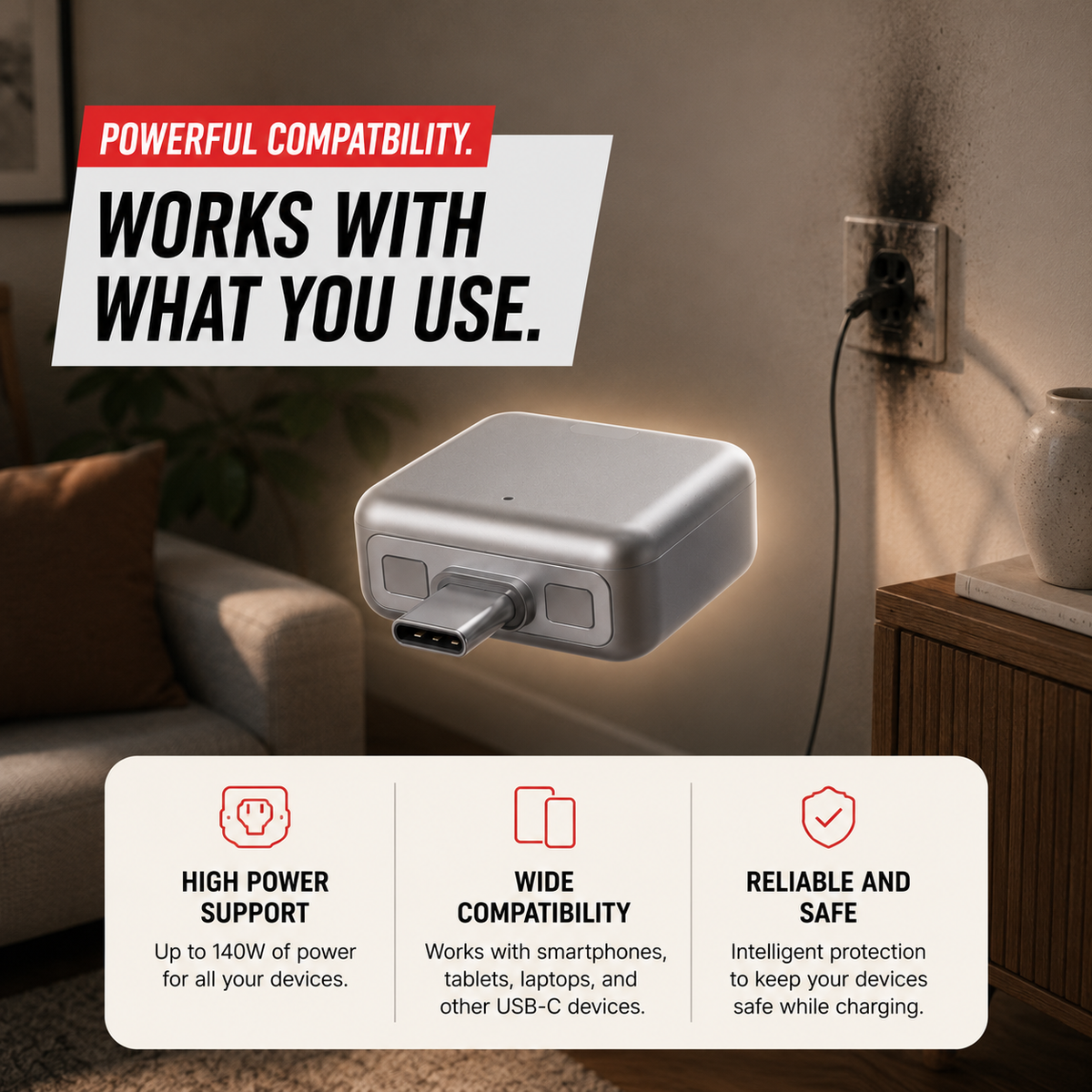 Safe Charging Adapter (Type C)