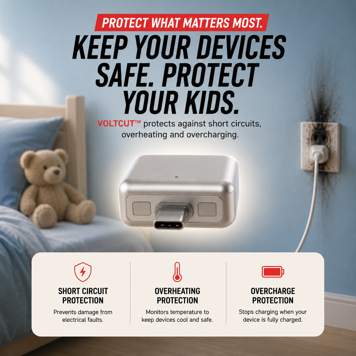 Safe Charging Adapter (Type C)