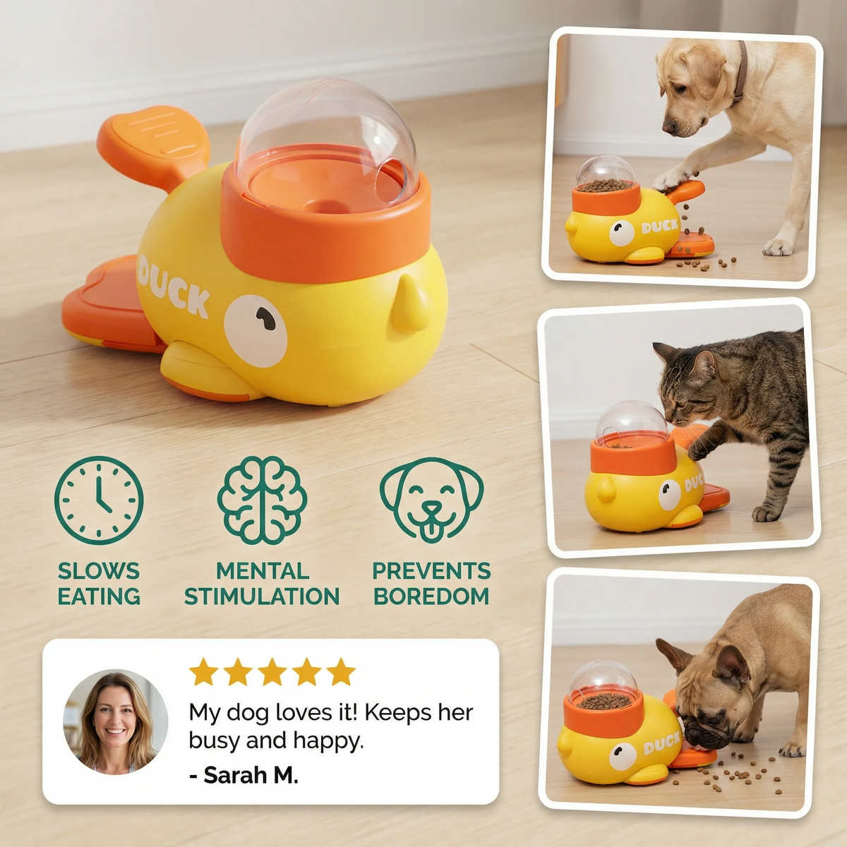 Interactive Pet Treat Dispenser