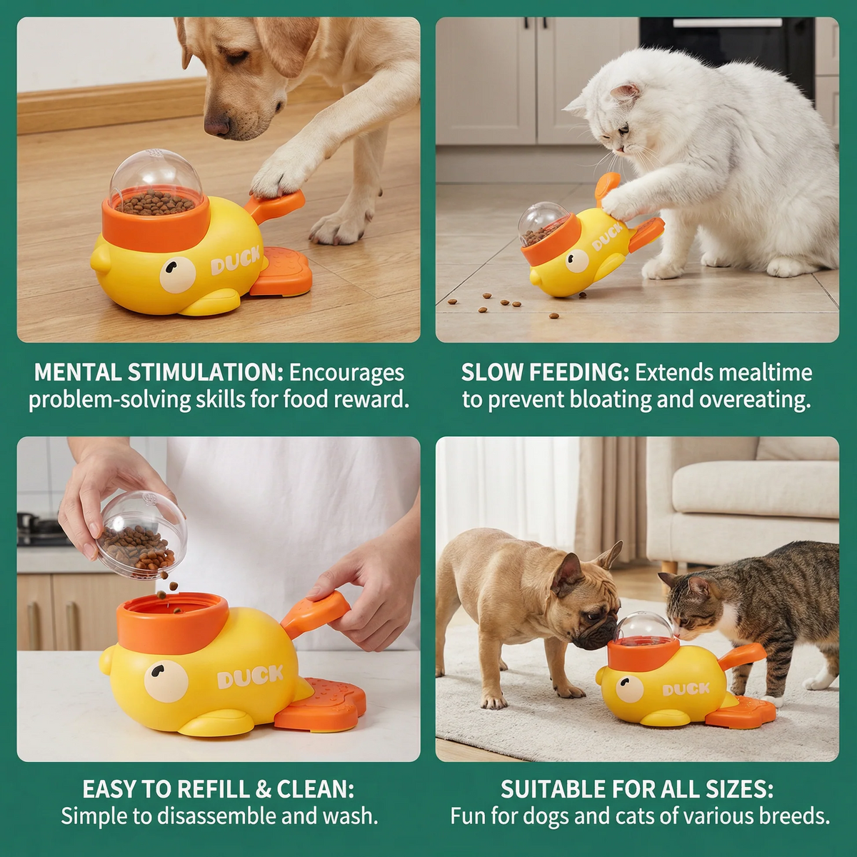 Interactive Pet Treat Dispenser