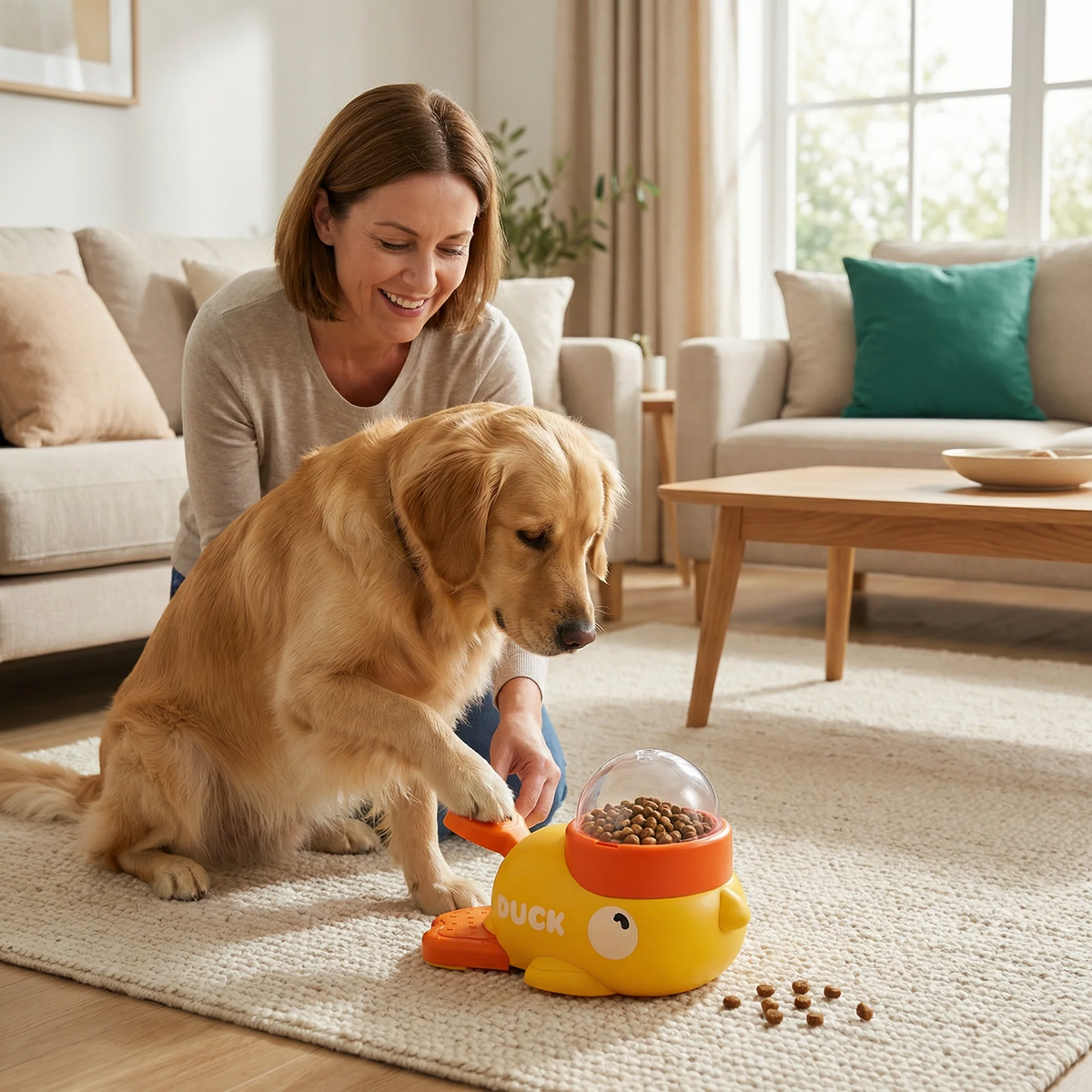 Interactive Pet Treat Dispenser