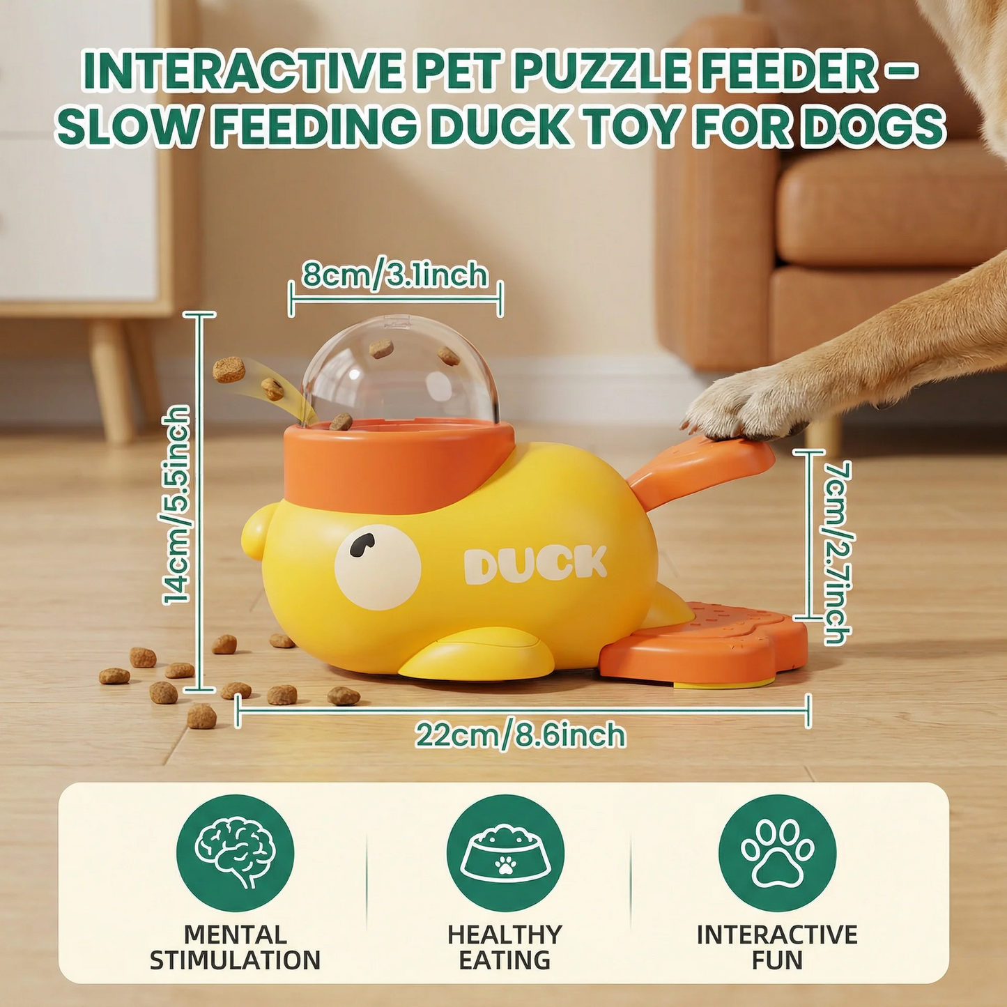 Interactive Pet Treat Dispenser