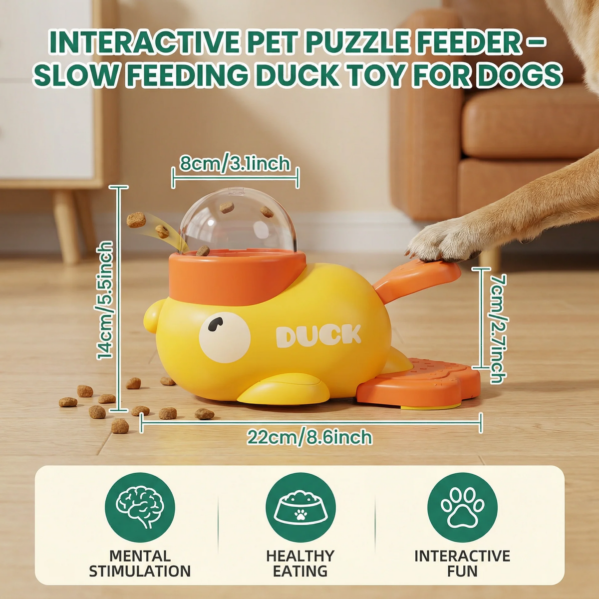 Interactive Pet Treat Dispenser