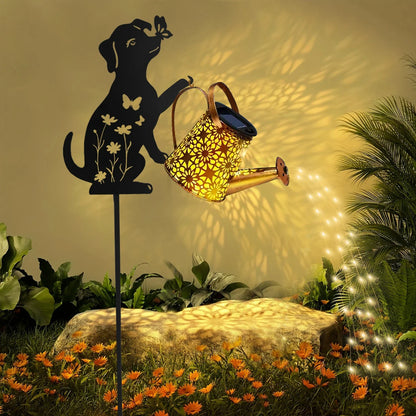 Outdoor Solar Watering Can Light
