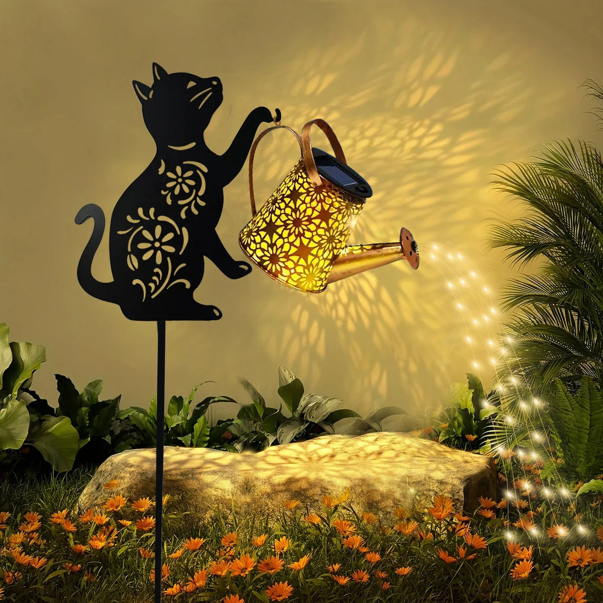 Outdoor Solar Watering Can Light