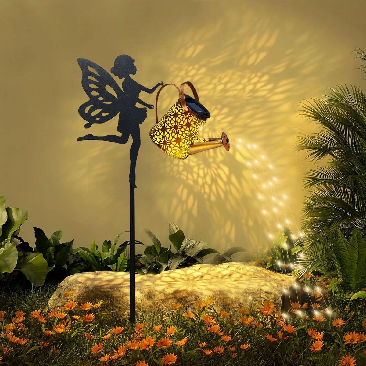 Outdoor Solar Watering Can Light