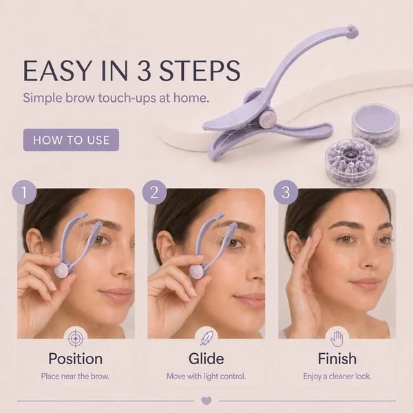 🔥 50% OFF TODAY🔥Precise Brow Threading Tool
