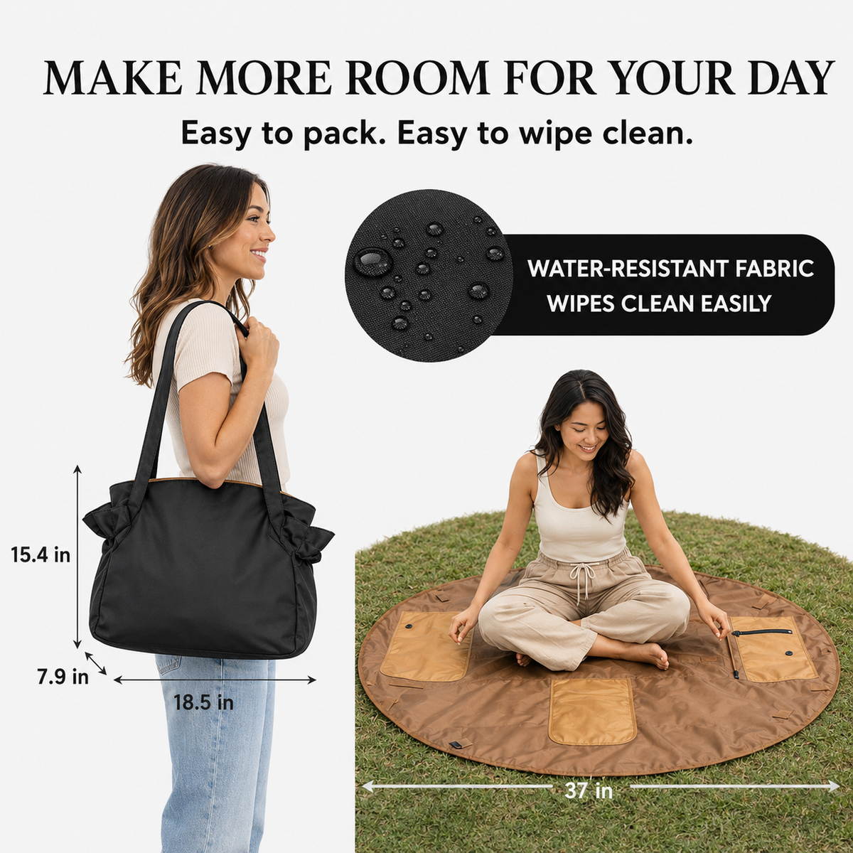 Pack & Go Open-Flat Tote Bag