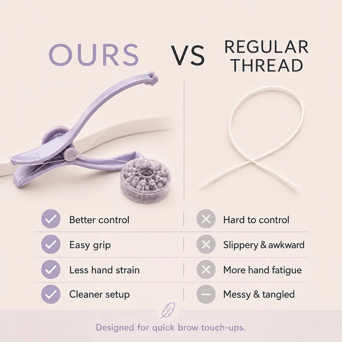 🔥 50% OFF TODAY🔥Precise Brow Threading Tool