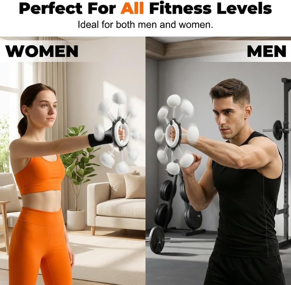 Smart Arm & Shoulder Exercise Hoop with Digital Tracker