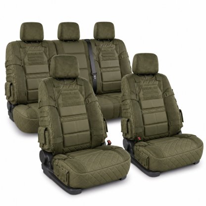🎖️ Military‐Style Auto Seat Protectors|Universal Fit Heavy‐Duty Cushion For Long‐Drive Vehicle Owners
