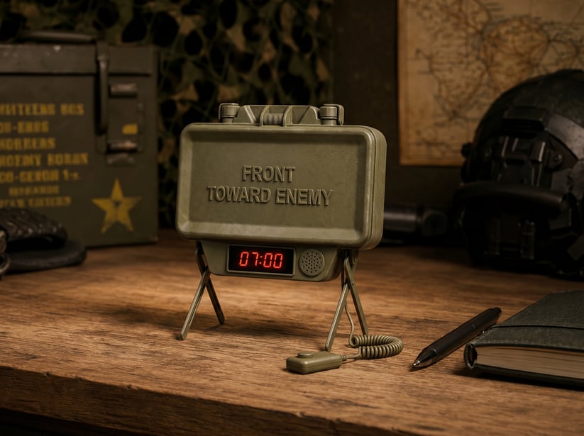 Claymore Mine Alarm Clock