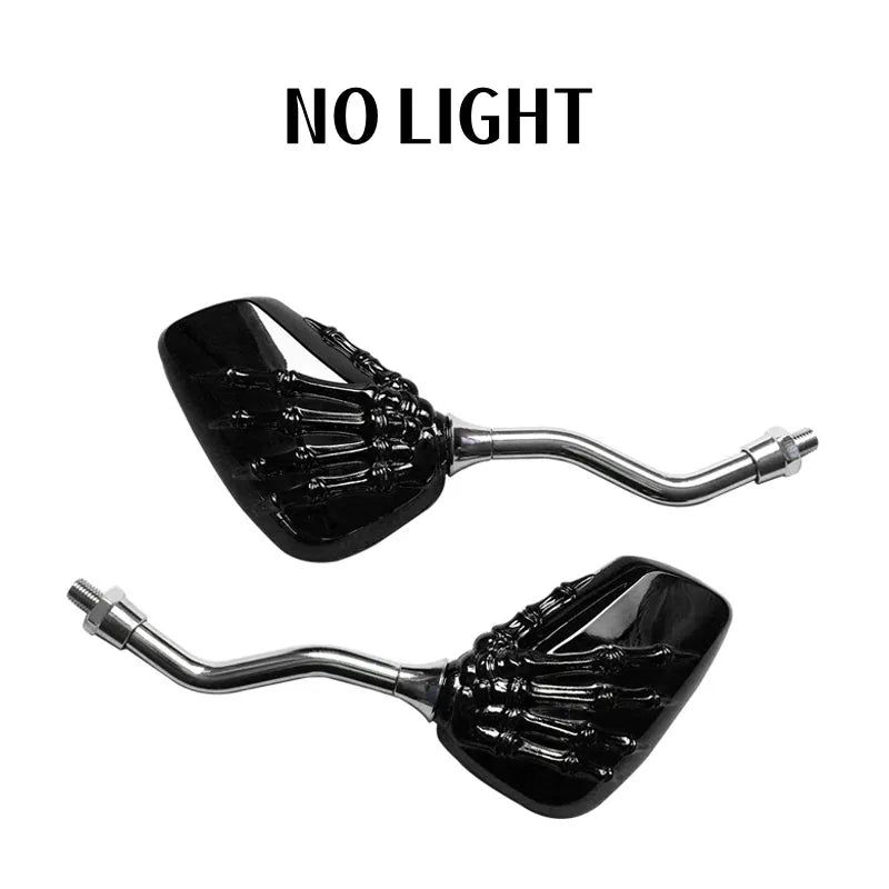LED ghost claw rearview mirror