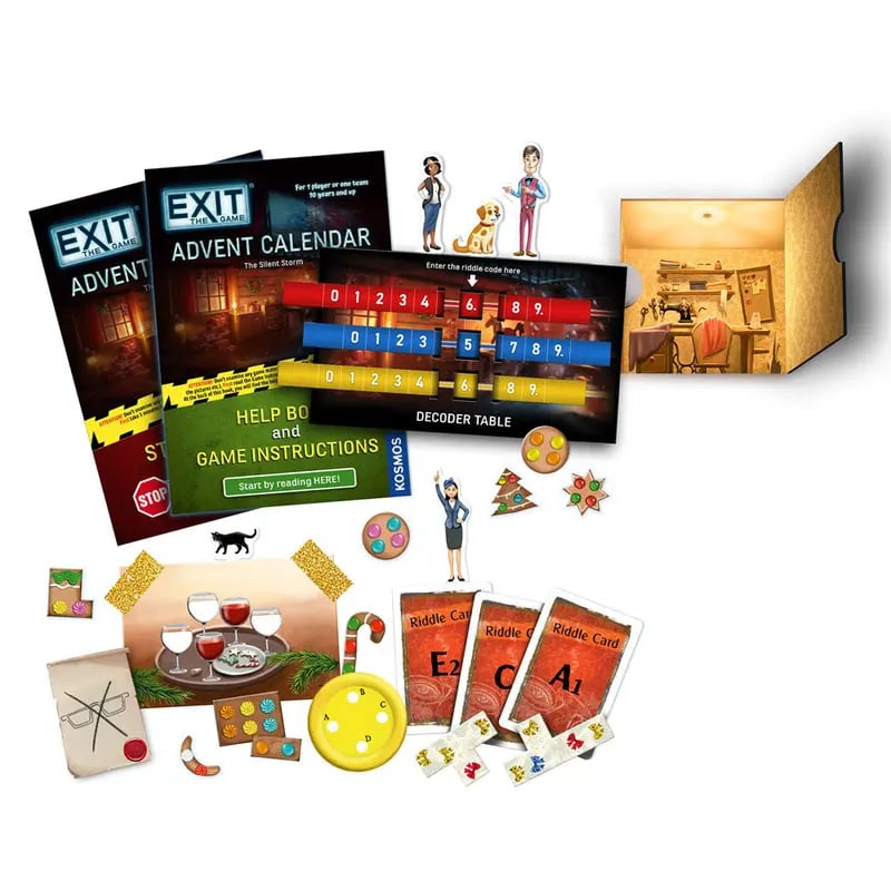 🎄 Escape the Workshop! Advent Calendar – 🗝️✨ 24 Days of Puzzle Adventure & Fun