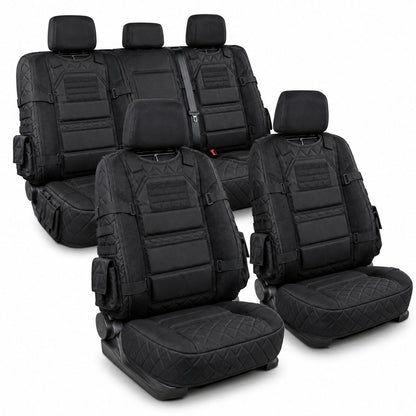 🎖️ Military‐Style Auto Seat Protectors|Universal Fit Heavy‐Duty Cushion For Long‐Drive Vehicle Owners